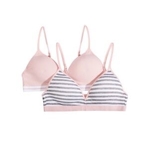 Fruit of the Loom Girls Lightly Lined Bra 2-Pack